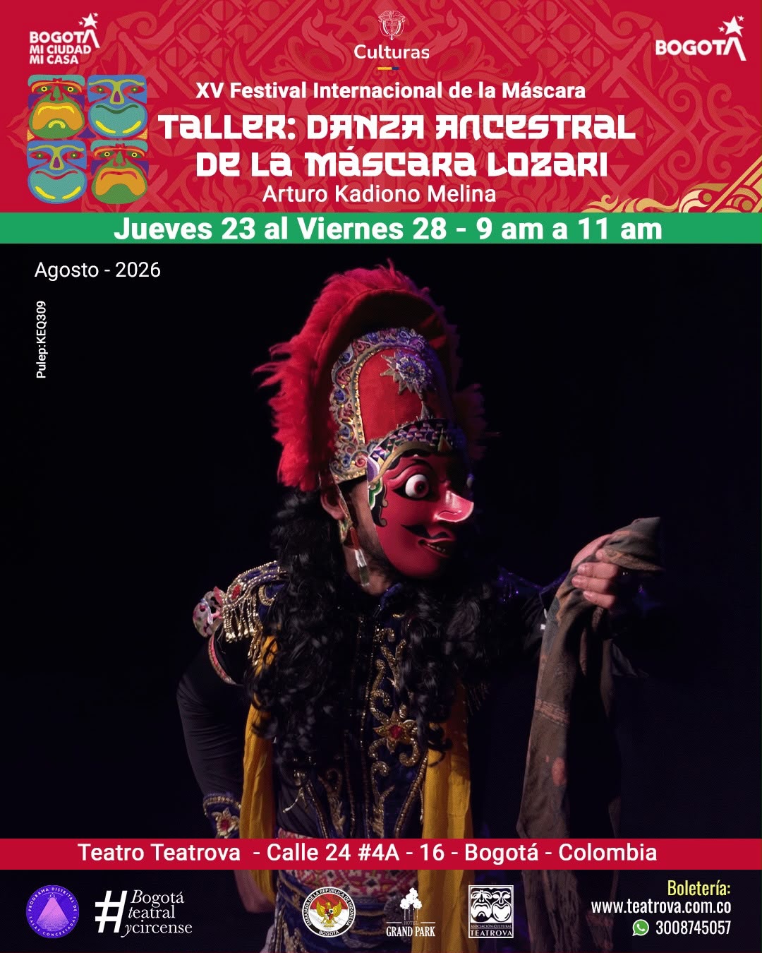 Taller Danza Ancestral de la Máscara Lozari