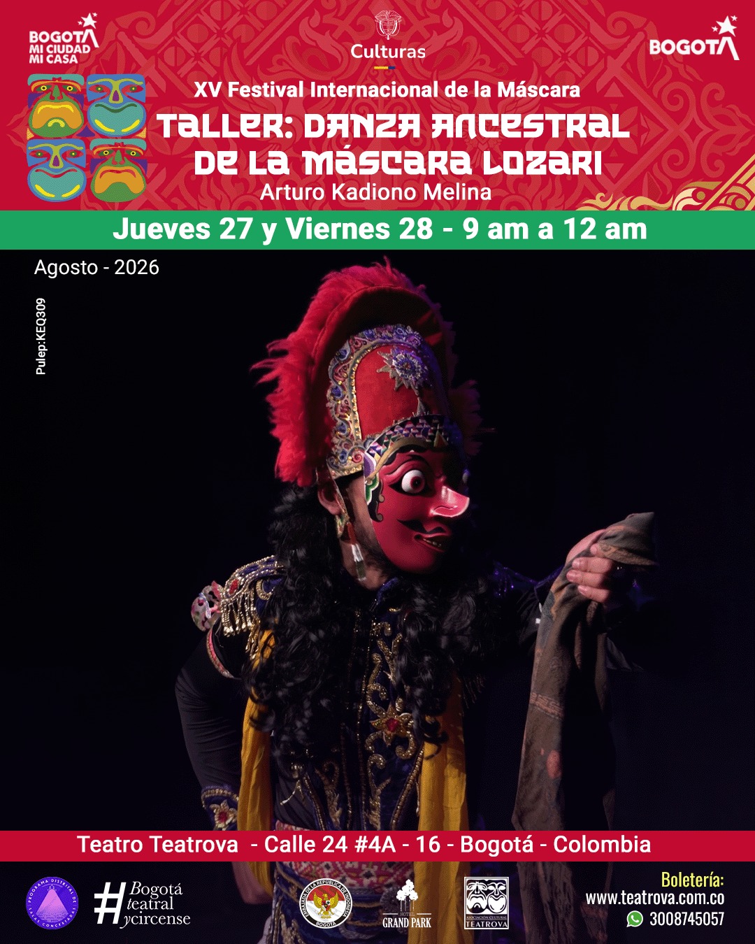 Taller Danza Ancestral de la Máscara Lozari